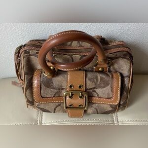 Vtg Y2K Coach BOSTON Signature Satchel Bag ~AMAZING~